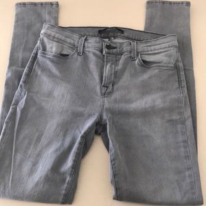 J Brand Super Skinny Jeans, Onyx, Size: 30